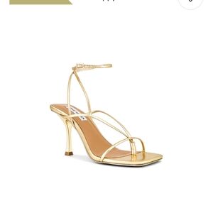 Steve Madden ANNIE Gold Heels 9.5